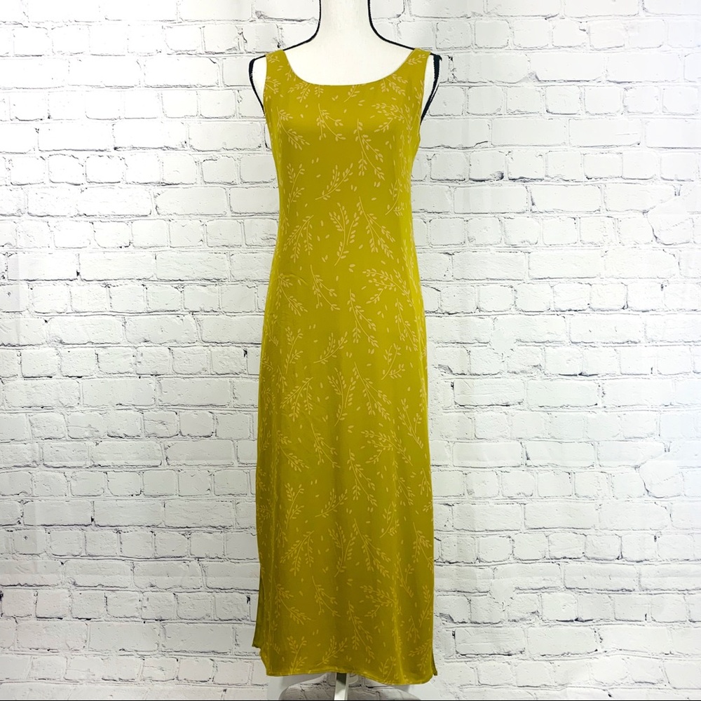 Vintage Saks Fifth Ave Silk Maxi Dress